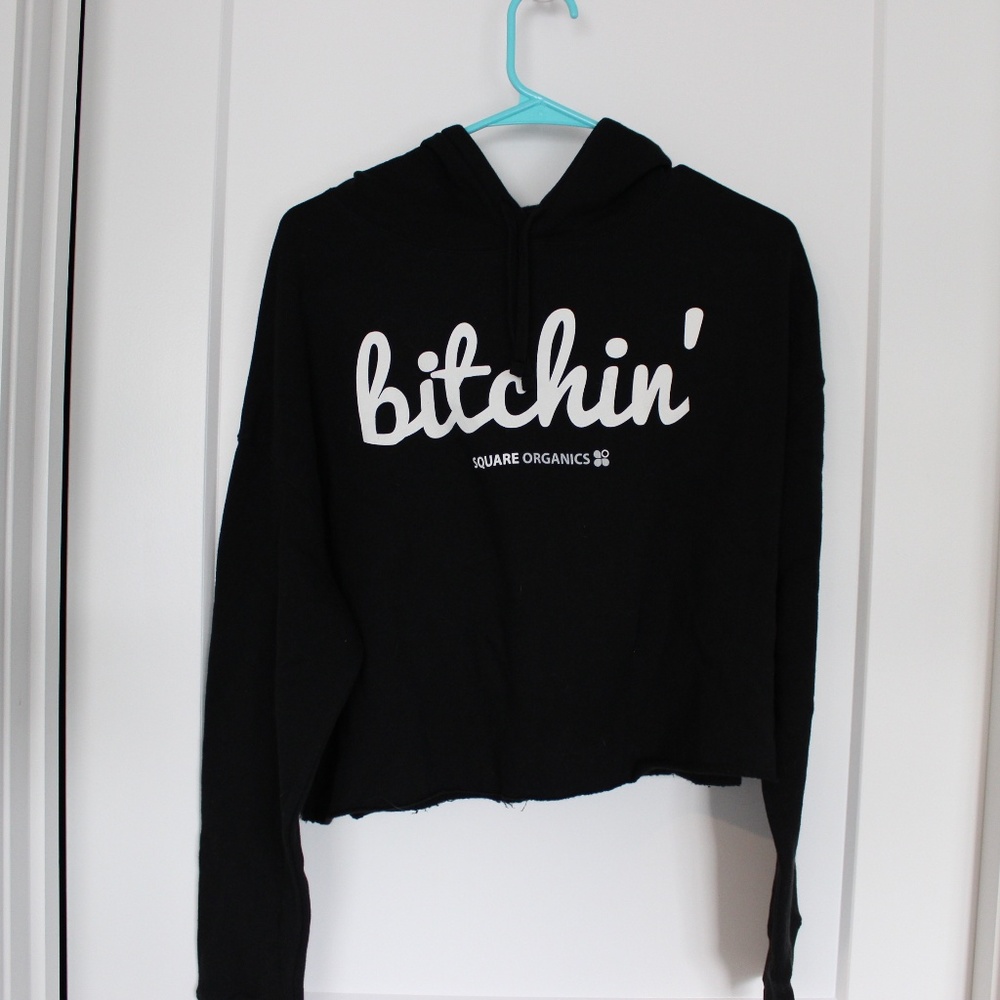 EUC: Square Organics Cropped Hoodie Sz Medium